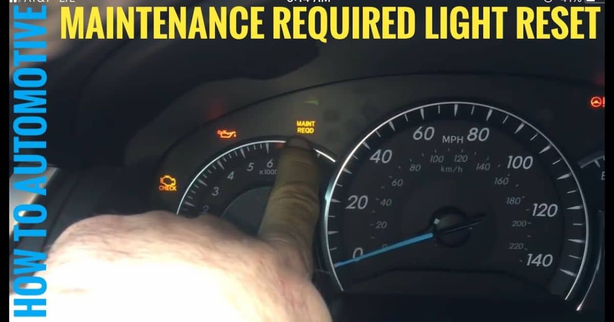 How to Reset the Maintenance Light on a 2012 Toyota Camry A Comprehensive Guide