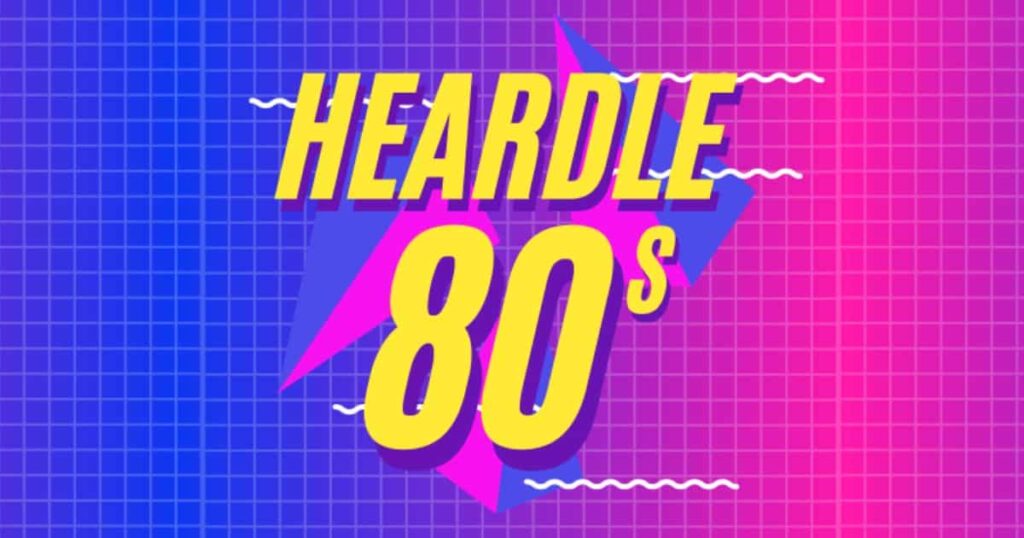 The 80s Heardle A Decade of Cultural Evolution