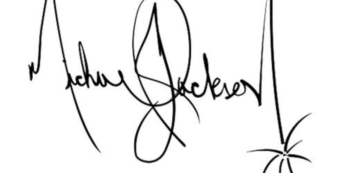 michael jackson signature