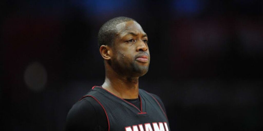 Hall Of Famer Dwyane Wade Makes An Appearance At Miami Heat-Lakers Game